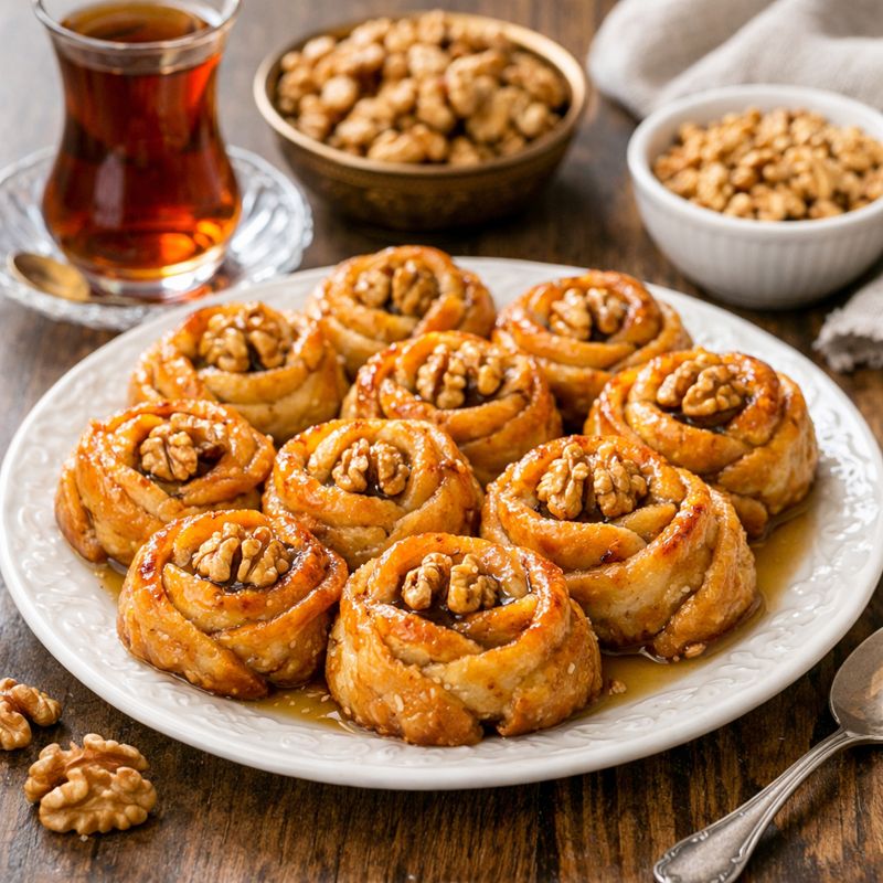 Cevizli Gül Tatlısı Tarifi