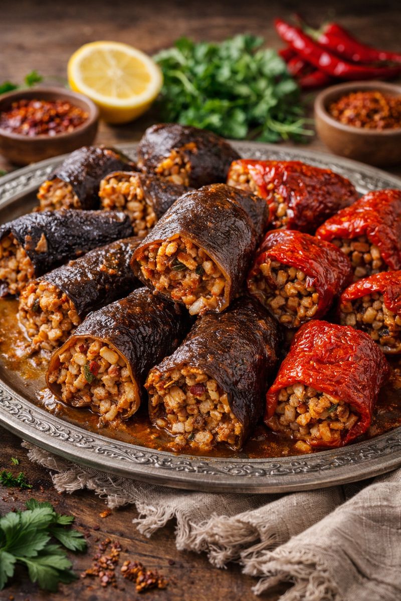 Diyarbakır Usulü Ekşili Kuru Dolma Tarifi