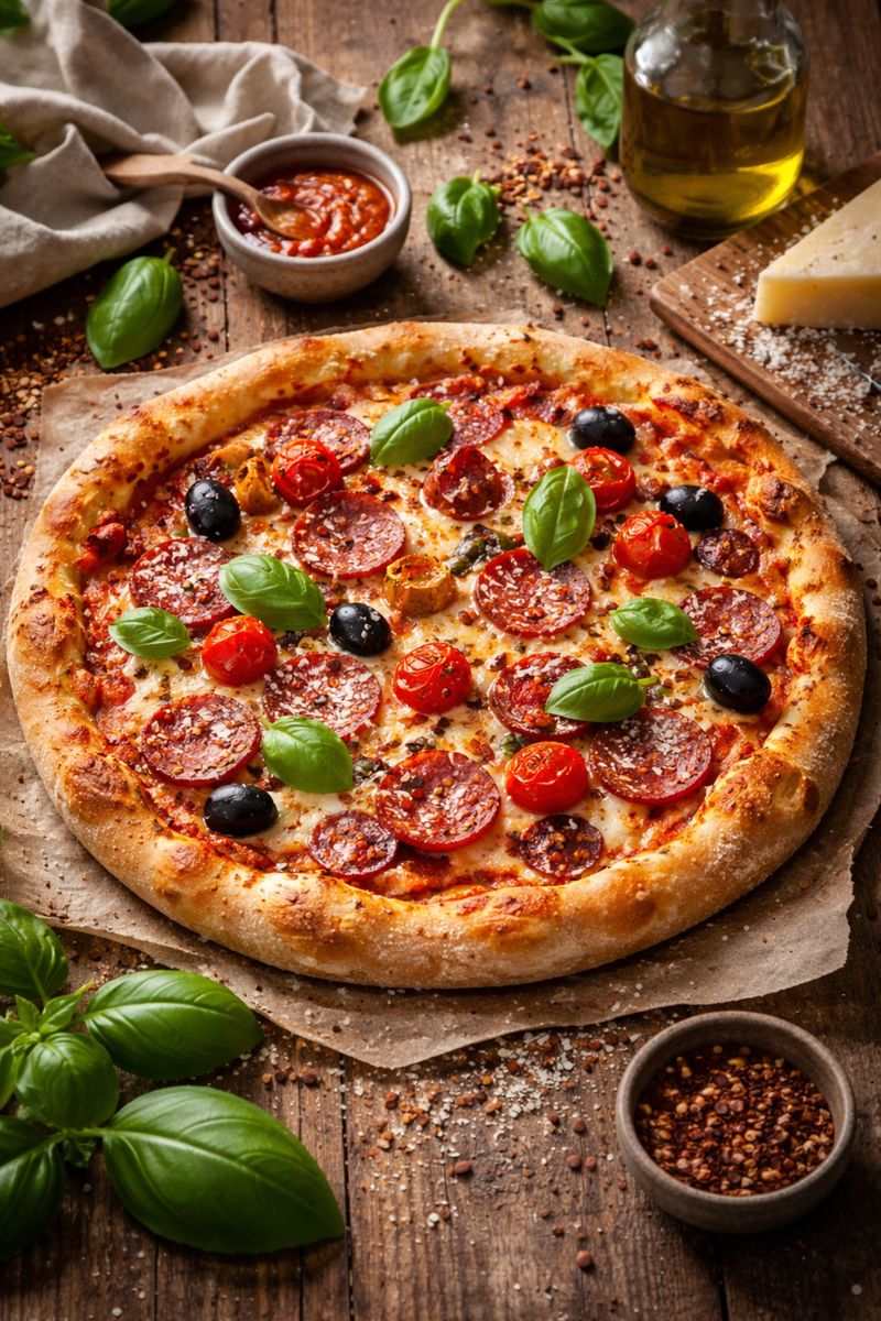 Ev Yapımı Pizza Tarifi