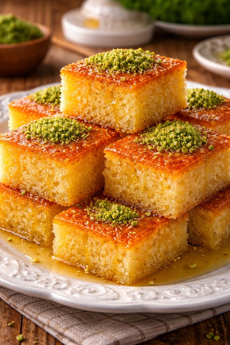 Bol Şerbetli Revani Tarifi