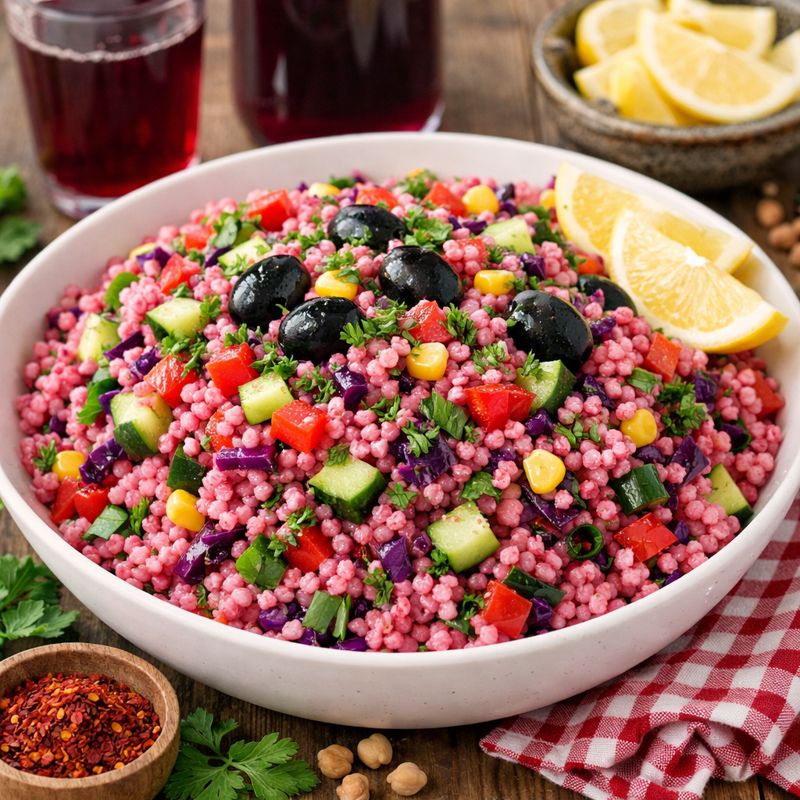 Şalgamlı Kuskus Salatası Tarifi