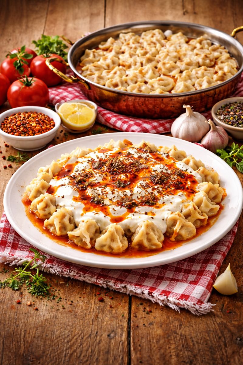 Sivas Usulü Sini Mantısı Tarifi
